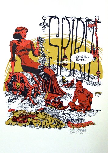 The Spirit splash page by Will Eisner