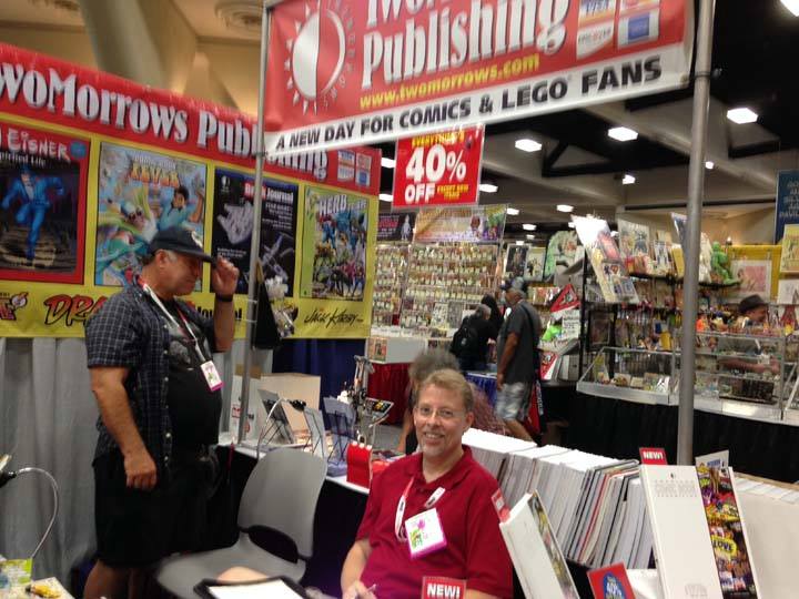 John Morrow, Twomorrows Publishing, San Diego Comic-Con International, photo by Nicky Wheeler Nicholson, Will Eisner: A Spirited Life
